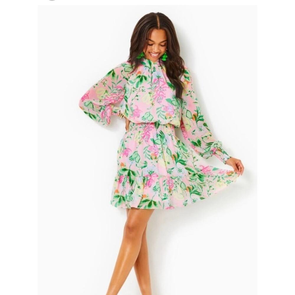 Lilly Pulitzer Ellielynn Dress Via Amore Spritzer $248 Size 14